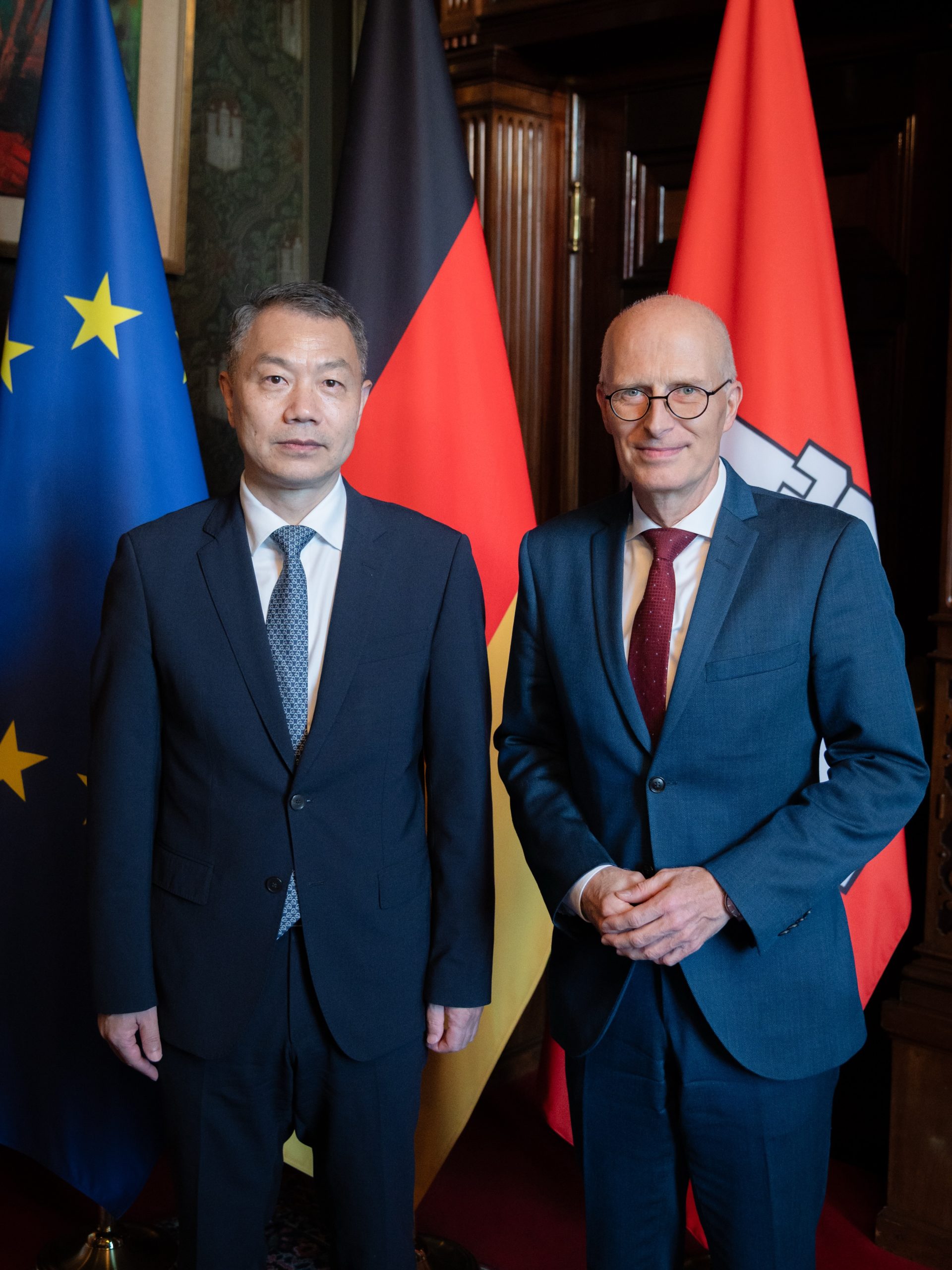 40 Jahre Städtepartnerschaft Hamburg-Shanghai -Hamburg-Besuch von Shanghais Vizebürgermeister CHEN Jie